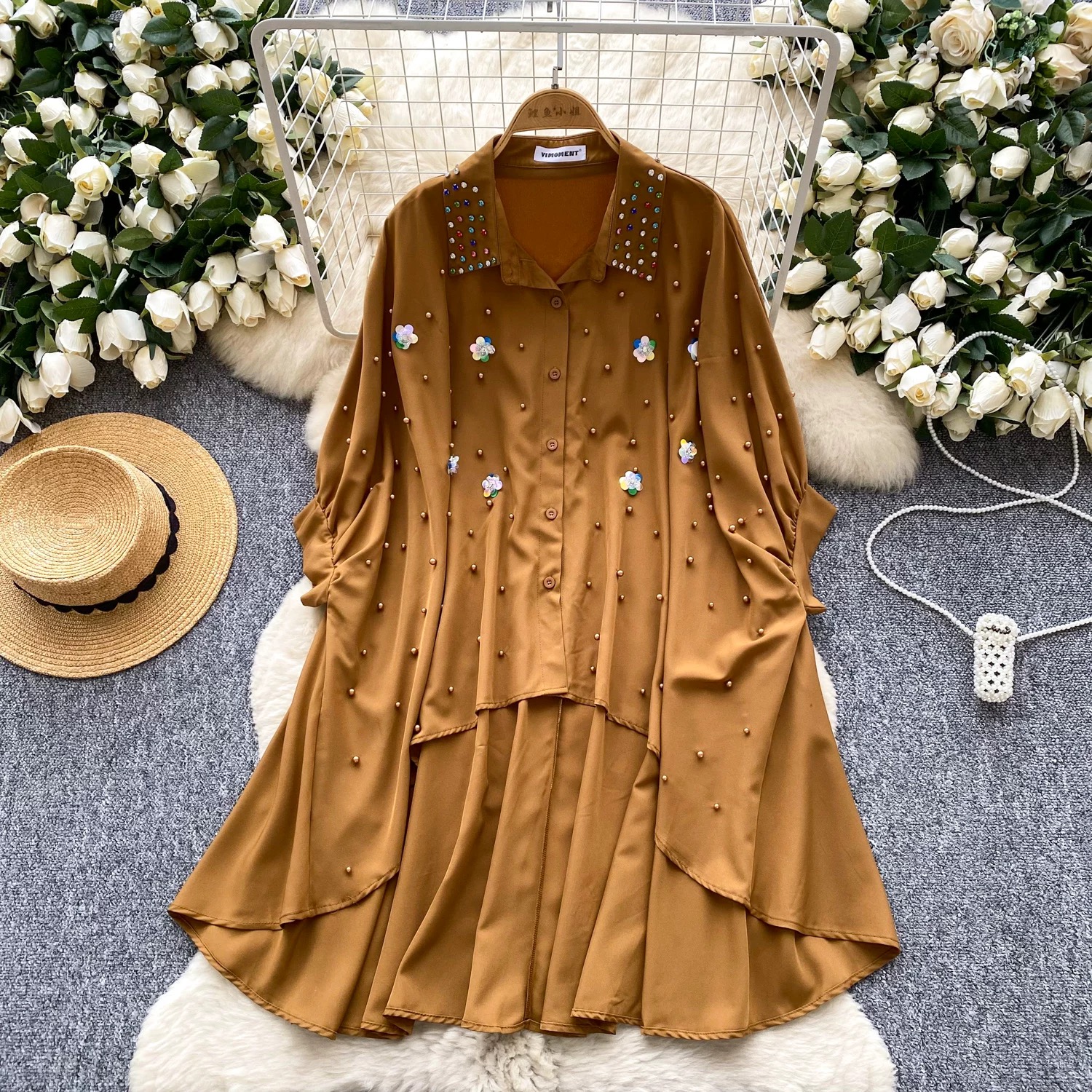 Cherie rose shirt dress SD110 images